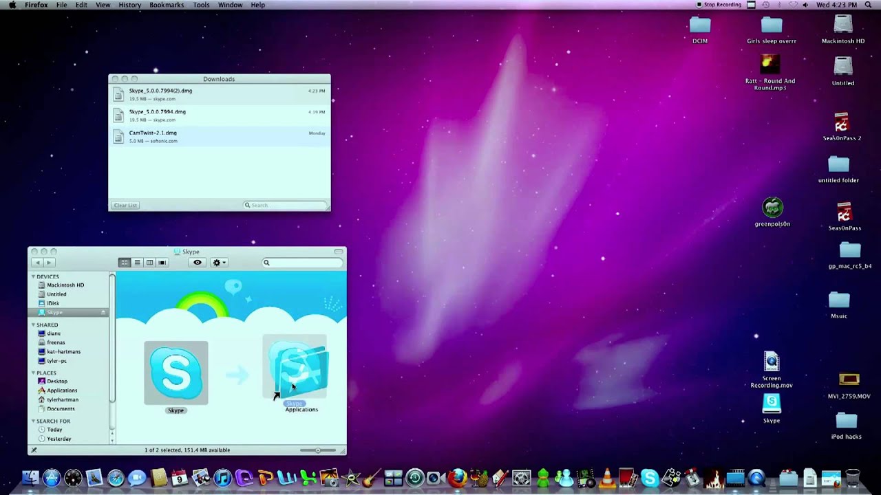 Free Download Skype For Mac Os X 10.7 5